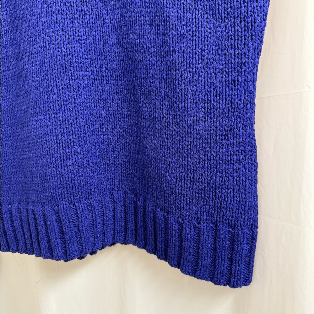 Jones New York Royal Blue Turtleneck Knit Top - Picture 6 of 8